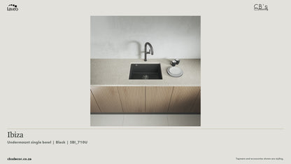Laveo Ibiza Granite Undermount Sink - Black · product video