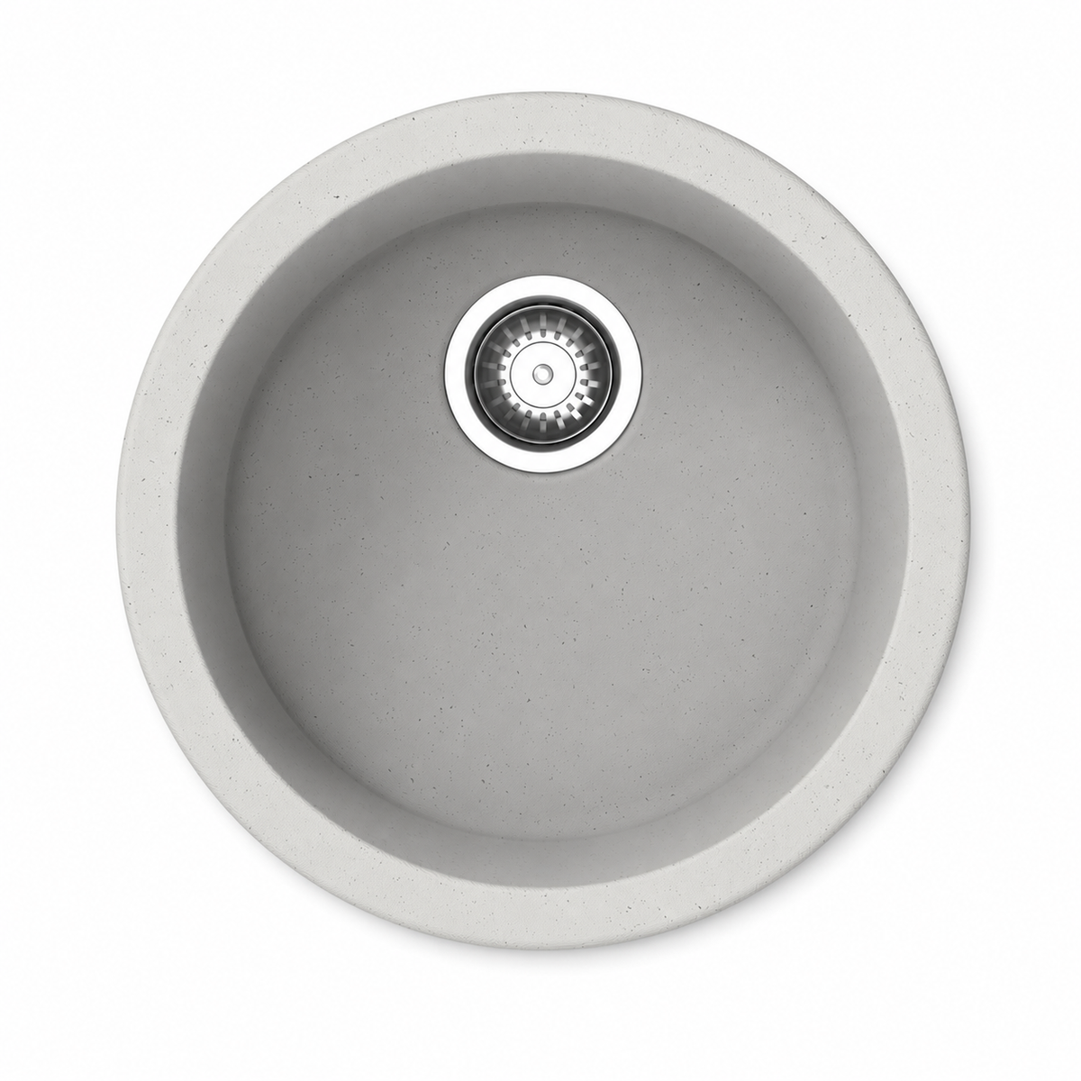 Sternhagen ROCK Bianca Granite Kitchen Sink Round 460mm White