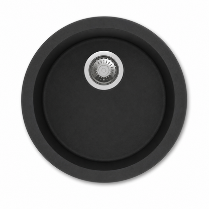 Sternhagen ROCK Nera Granite Kitchen Sink Round 460mm
