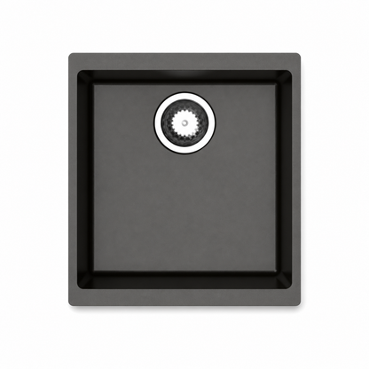 STERNHAGEN Enigma N100M Granite Composite Undermount Kitchen Sink Single Bowl 460 mm - Metallic