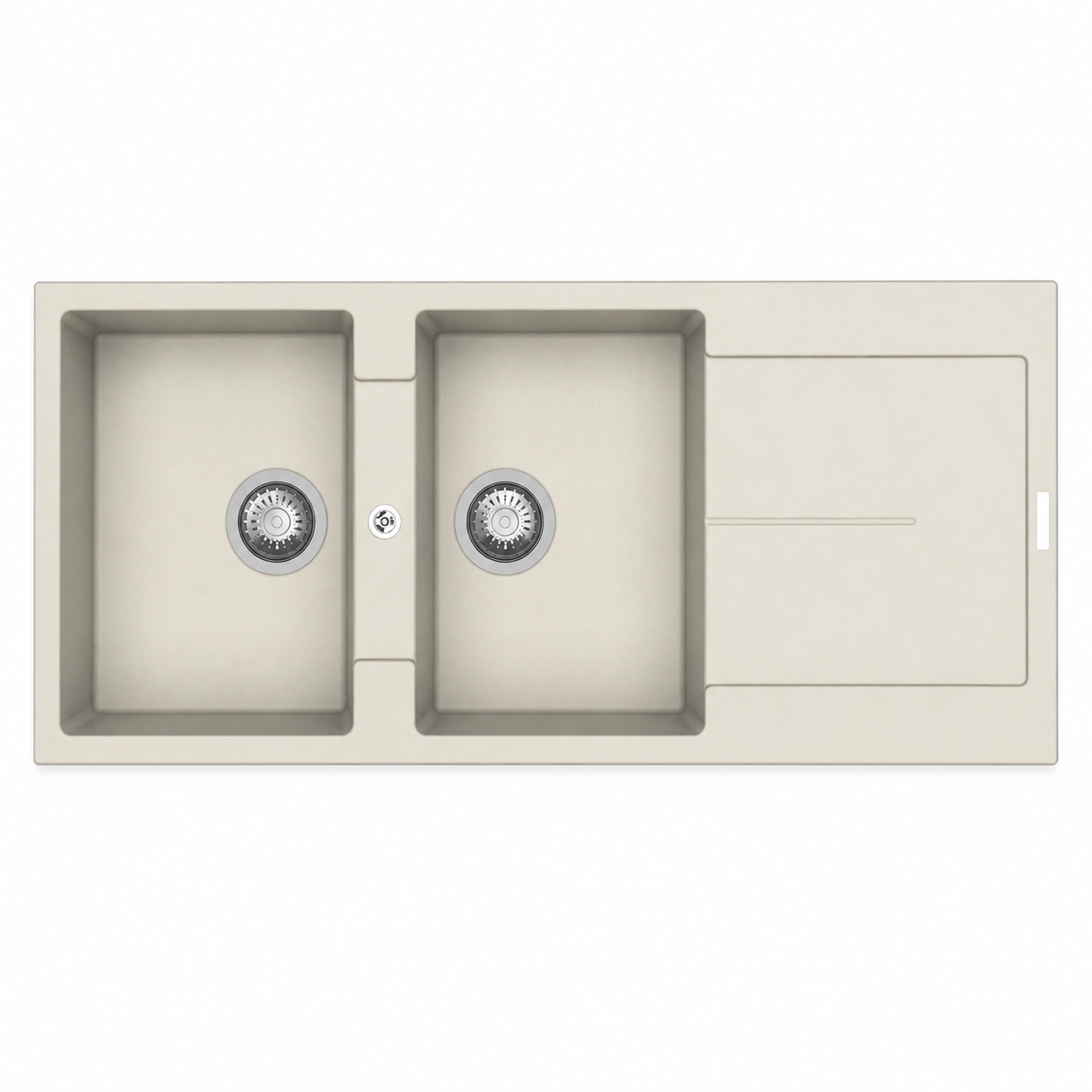 STERNHAGEN Enigma D200 Granite Composite Kitchen Sink Double Bowl with Drainer 1160 mm - Champagne