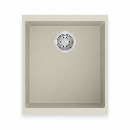 STERNHAGEN Enigma N100M Granite Composite Undermount Kitchen Sink Single Bowl 460 mm - Champagne