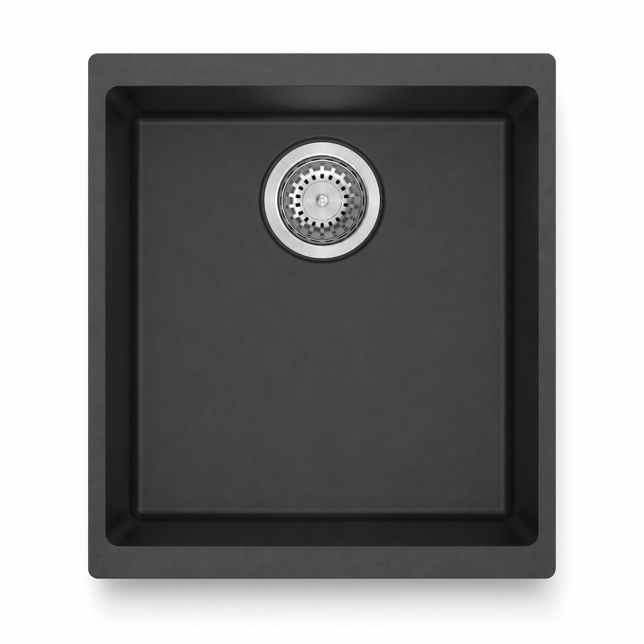 STERNHAGEN Enigma N100M Granite Composite Undermount Kitchen Sink Single Bowl 460 mm - Nera Black