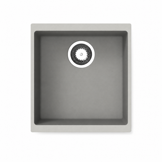 STERNHAGEN Enigma N100N Granite Composite Undermount Kitchen Sink Single Bowl 460 mm - Bianca