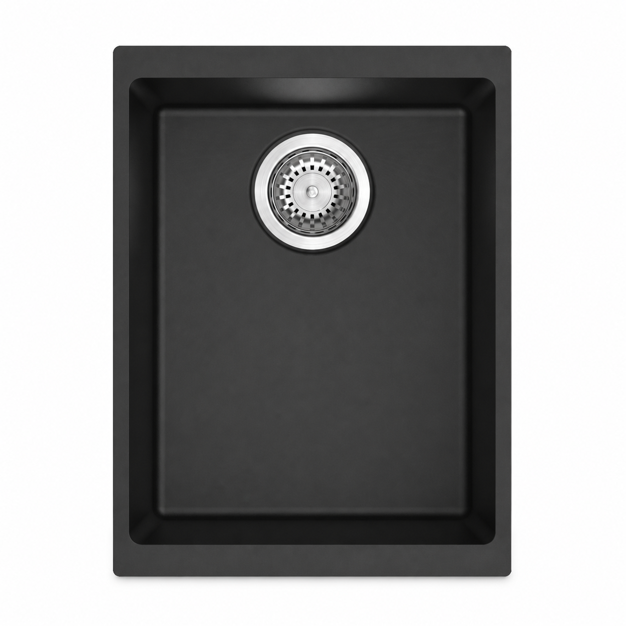 STERNHAGEN Enigma N100N Granite Composite Undermount Kitchen Sink Single Bowl 460 mm - Nera Black