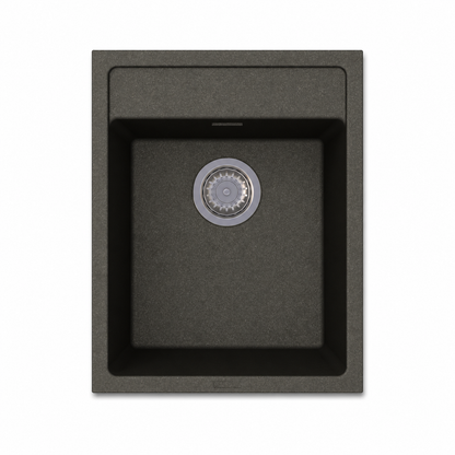 STERNHAGEN Waltz 400 Granite Composite Kitchen Sink Single Bowl 500 mm - Metallic