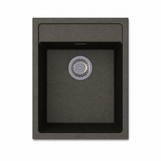 STERNHAGEN Waltz 400 Granite Composite Kitchen Sink Single Bowl 500 mm - Metallic
