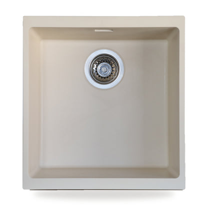 Sternhagen Enigma N100M Champagne kitchen sink - product photograph showing finish and fittings