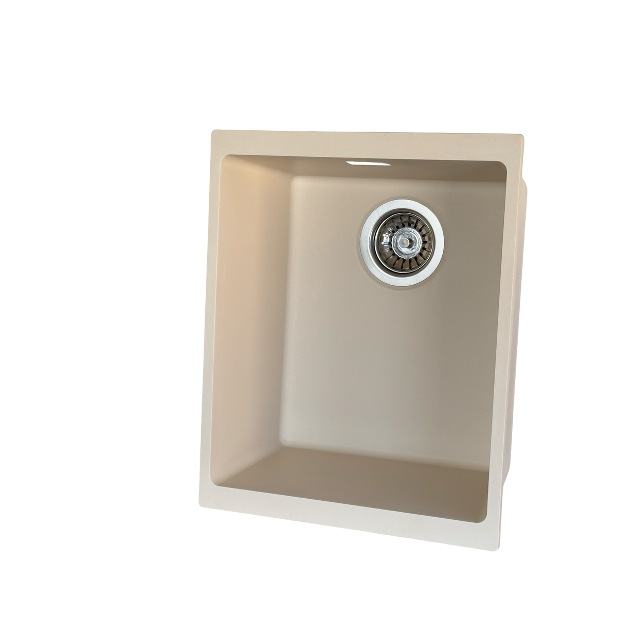 Sternhagen Enigma N100N Champagne kitchen sink - product photograph - right oblique angle