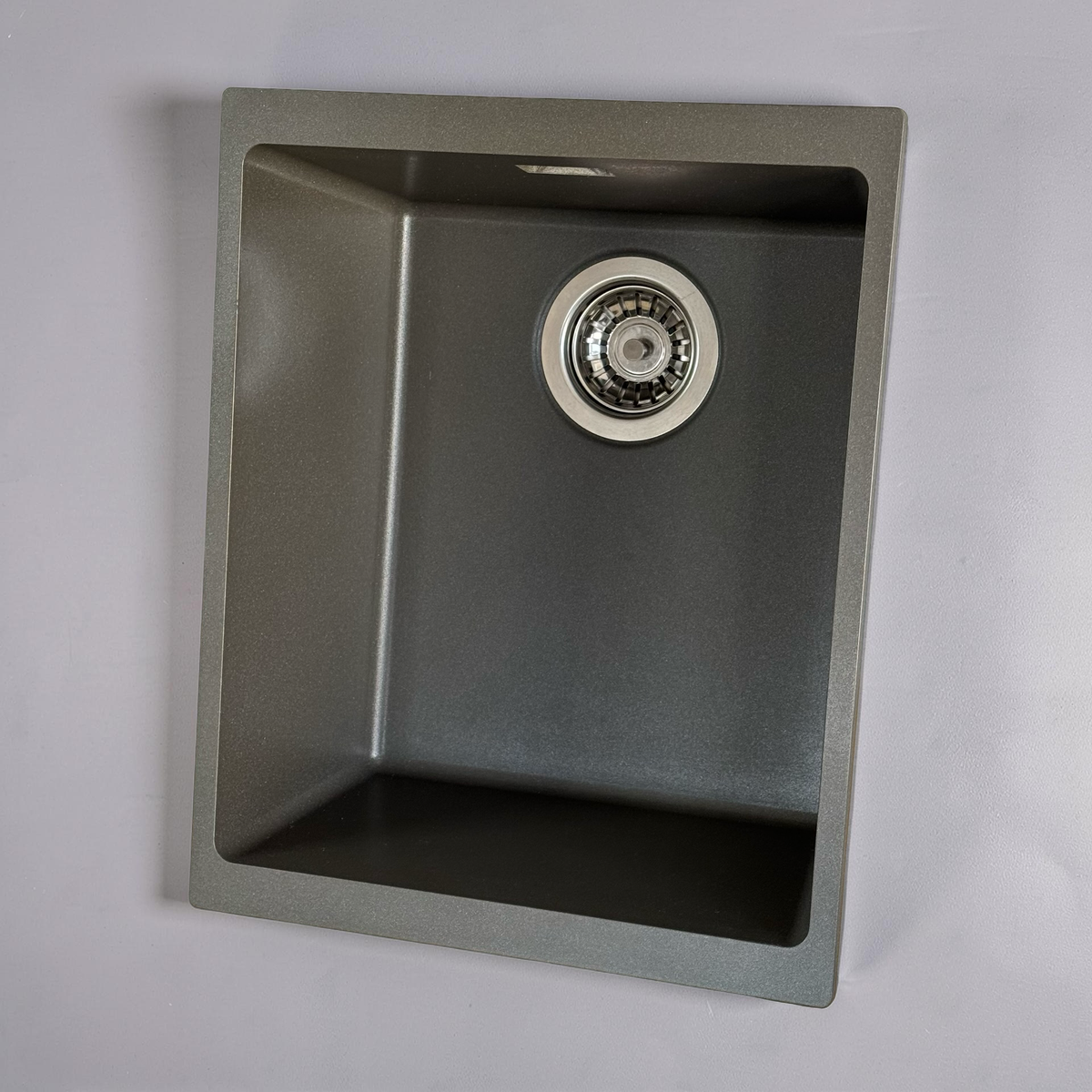 Sternhagen Enigma N100N Metallic Grey kitchen sink - product photograph - oblique angle