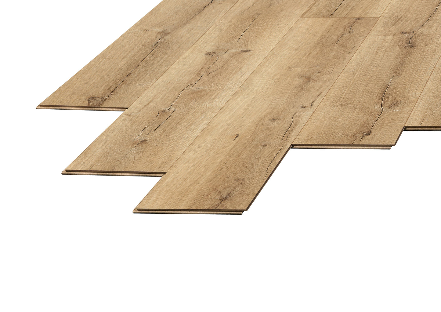 Swiss Krono Atomic Oak D3898WS laminate flooring – angled plank layout