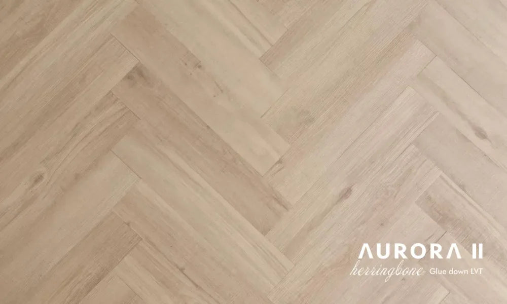 Alina Herringbone Glue Down Vinyl Flooring
