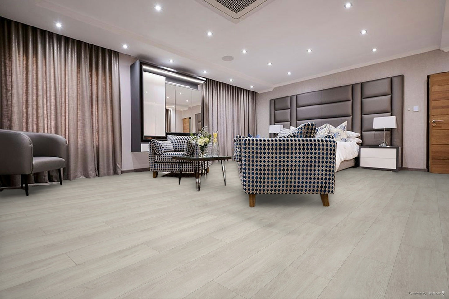 Aurora II Dione Glue Down Vinyl Flooring room setting