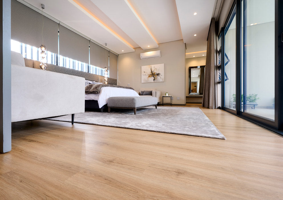 Sapphire Wide Garnet SPC Vinyl Flooring room setting