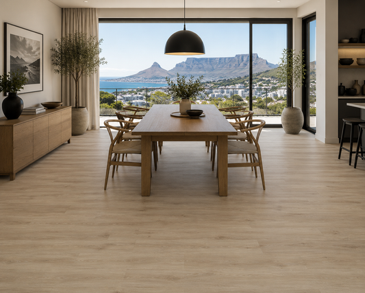 Sapphire Wide Morganite SPC Vinyl Flooring room setting