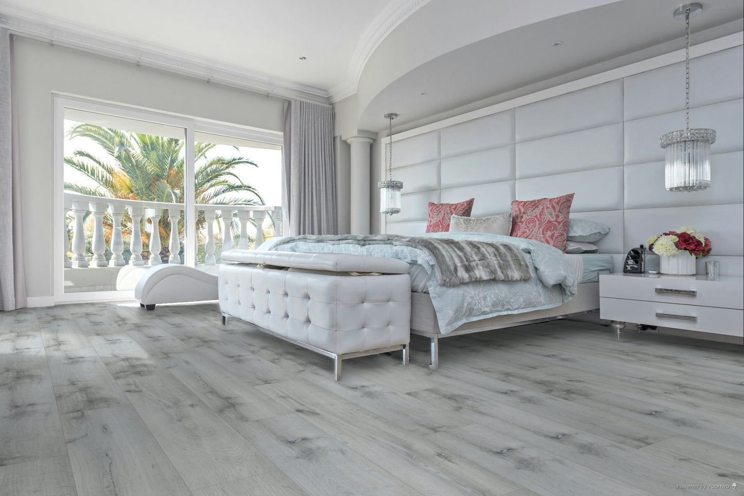 Sapphire Wide Pacific Opal SPC Vinyl Flooring room setting