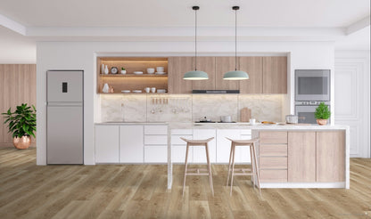 Sapphire Wide Pyrite SPC Vinyl Flooring room setting