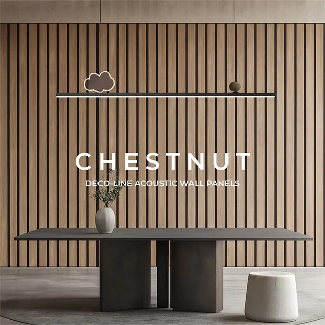 TFC Mouldings Deco-Line Chestnut acoustic wall panel