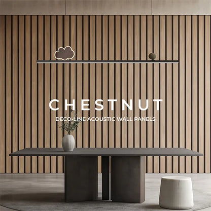 TFC Mouldings Deco-Line Chestnut acoustic wall panel