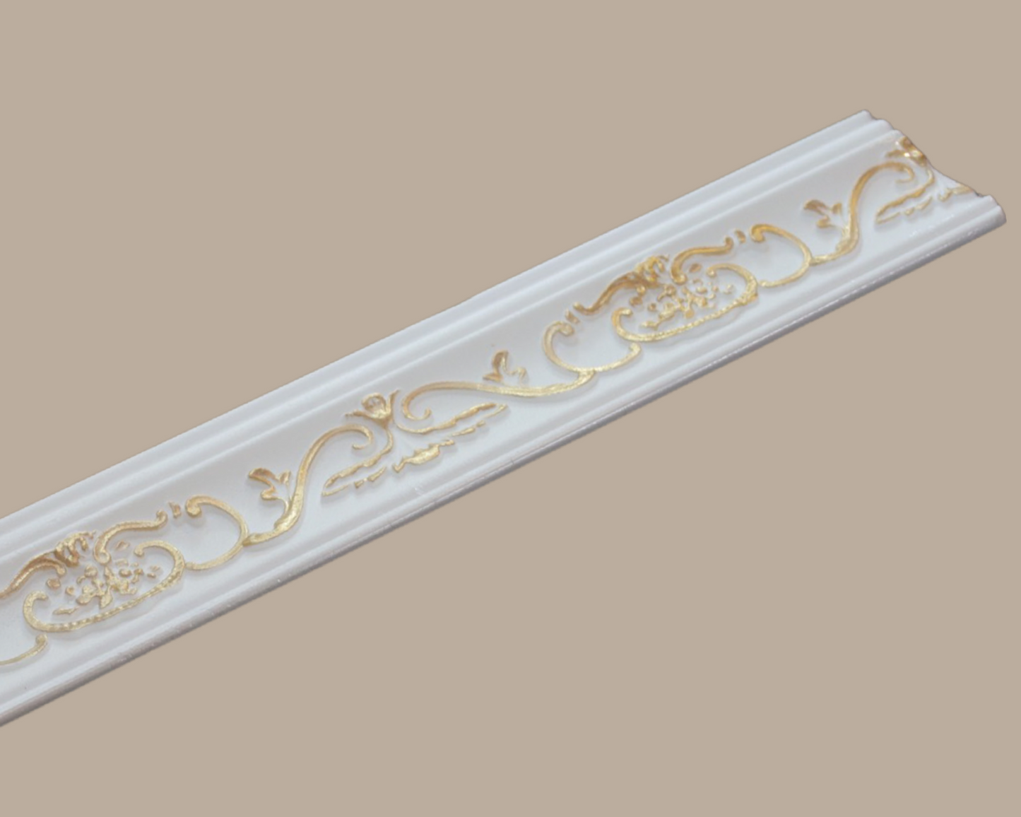 Marbet Design B-26 White and Gold Cornice - 68 Meters