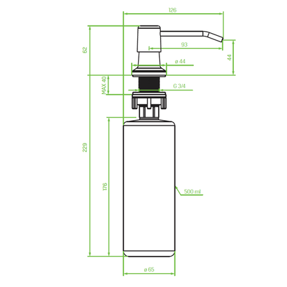 DROP - Soap dispenser - Beach Sand