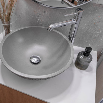Laveo Amber Granite Washbasin - Grey