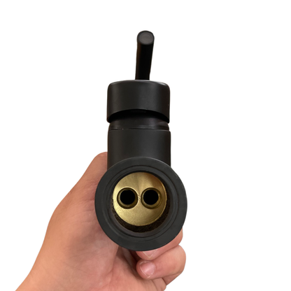 CB's Brass Pillar Mixer - Black