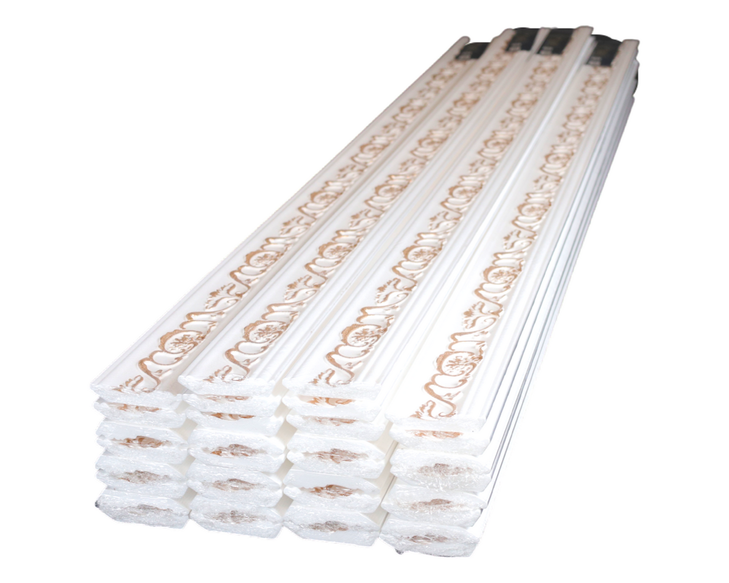 Marbet Design B-26 White and Gold Cornice - 68 Meters
