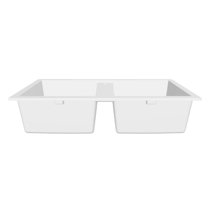 Laveo Barbados Granite Sink 2 Bowl - Black