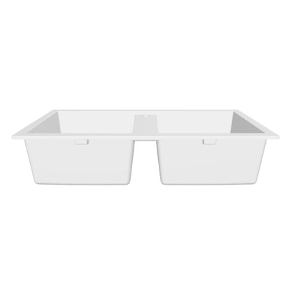 Laveo Barbados Granite Sink 2 Bowl - Grey