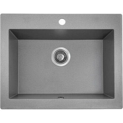 Laveo Komodo Granite Sink 1 Bowl - Grey