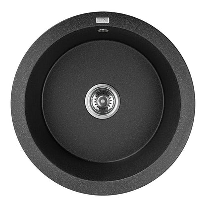 Laveo Dafne Granite Sink 1 Bowl V2 - Black