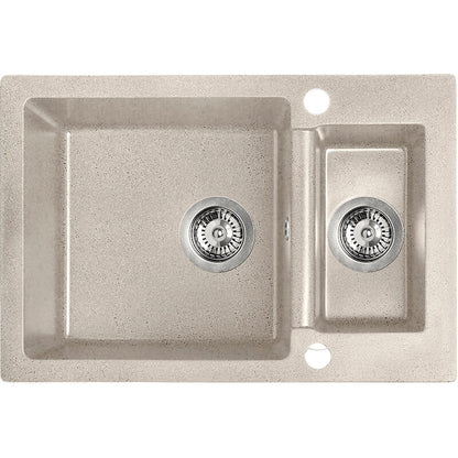 Laveo Celia Granite Sink 1.5 Bowl - Beach Sand
