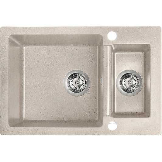 Laveo Celia Granite Sink 1.5 Bowl - Beach Sand