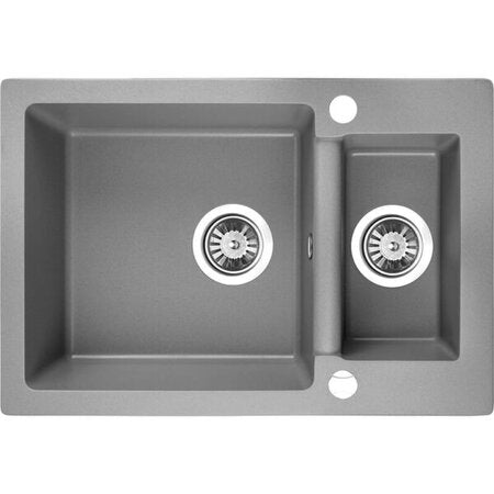 Laveo Celia Granite Sink 1.5 Bowl - Grey