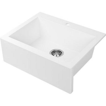 Laveo Komodo Granite Sink 1 Bowl - White